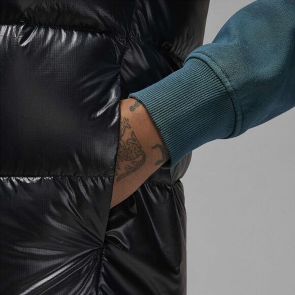 Nike Air Jordan Flight Therma-Fit Vest Gilet Down Fill Black Large L FV7273-010 - Picture 9 of 16